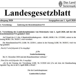 Brauchtumsfeuer